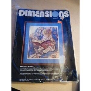 1985 Dimensions Crewel Kit Favorite Book Complete
